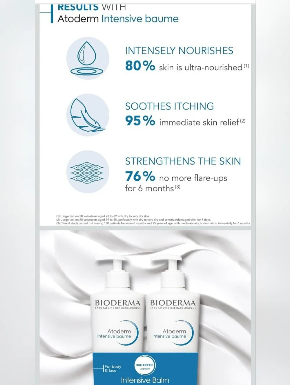 Bioderma Atoderm Intensive Balm, Hydrating Balm for Dry to Atopic Sensitive Skin